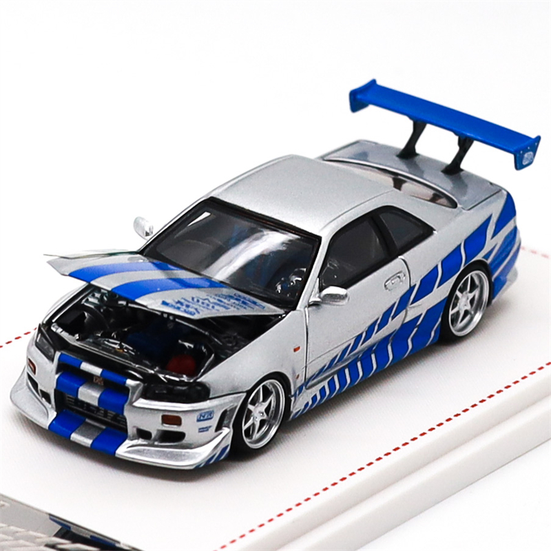 Model Kit R34 - FH フォーカルホライズン 1:64 R34 シルバーブルー FNF