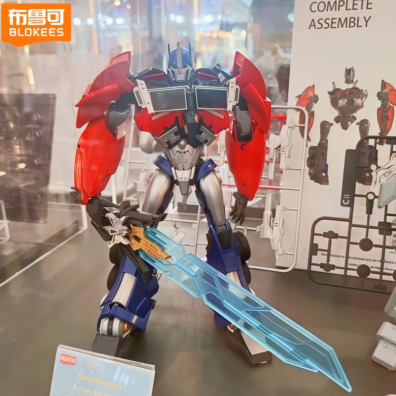 Model Kit Transformers Blokees - ブロキーズ トランスフォーマー オプティマスプライム トランスフォーマー：プライムレジェンドエディション トランスフォーマーフィギュアコレクション 組み立てモデルキット