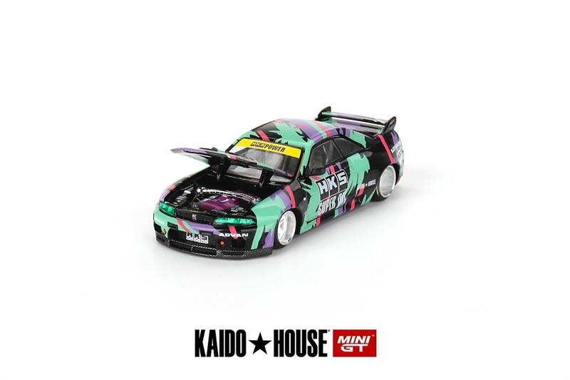 Model Kit R34 - # KHMG129 カイドーハウス×MINI GT SKYLINE (R33)