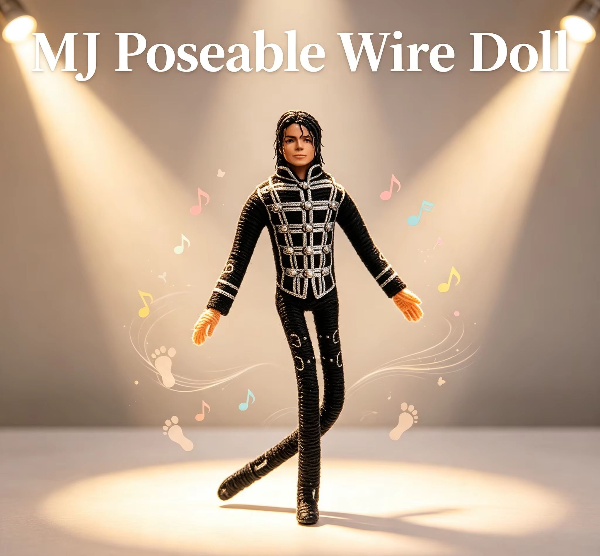 Model Kit Joints - マイケル・ジャクソン可動関節ぬいぐるみアニメコスプレ小道具アクションフィギュアホームルーム装飾グッズファンへのギフト