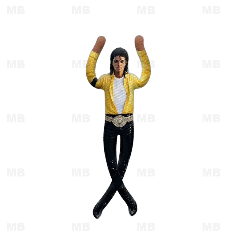 Model Kit Joints - 新しいマイケル・ジャクソンQぬいぐるみプロップドール、関節可動式フィギュア、お部屋やモバイルデコレーション、ファンへのギフト、思い出の柔らかいおもちゃ、コレクターズアイテム