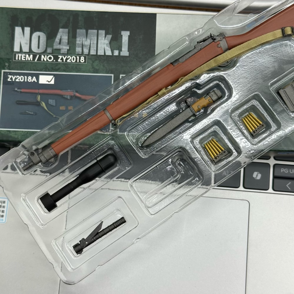 Model Kit Action Figure - ZY2018A 1/6 スケール第二次世界大戦英国リーエンフィールド No.4 Mk1 ライフルモデルキット