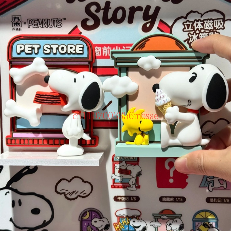 Model Kitchen Set Pvc - ピーナッツ スヌーピー 冷蔵庫マグネット ブラインドボックス アニメアクションフィギュア かわいい