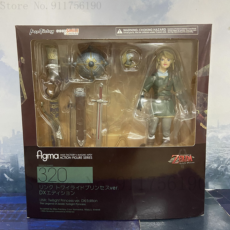 Model Kit Final Fantasy - ゼルダのトワイライトプリンセス リンク フィグマ 320 アクションフィギュア #