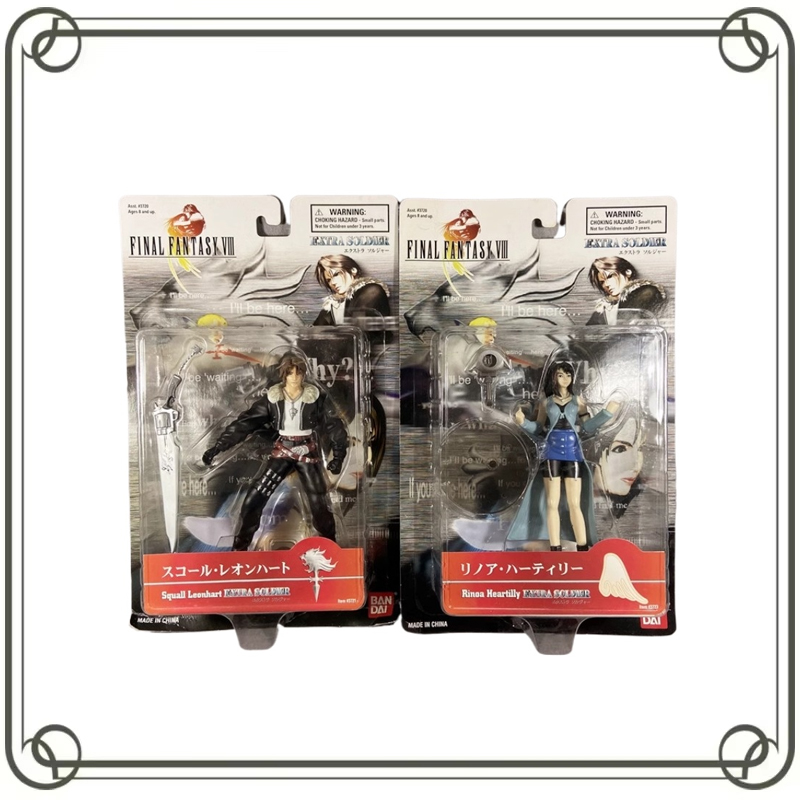 Model Kit Final Fantasy - バンダイ-子供向けの最終的なファンタジーViiアクションフィギュア,収集可能なおもちゃ,ガチャの装飾品,モデル