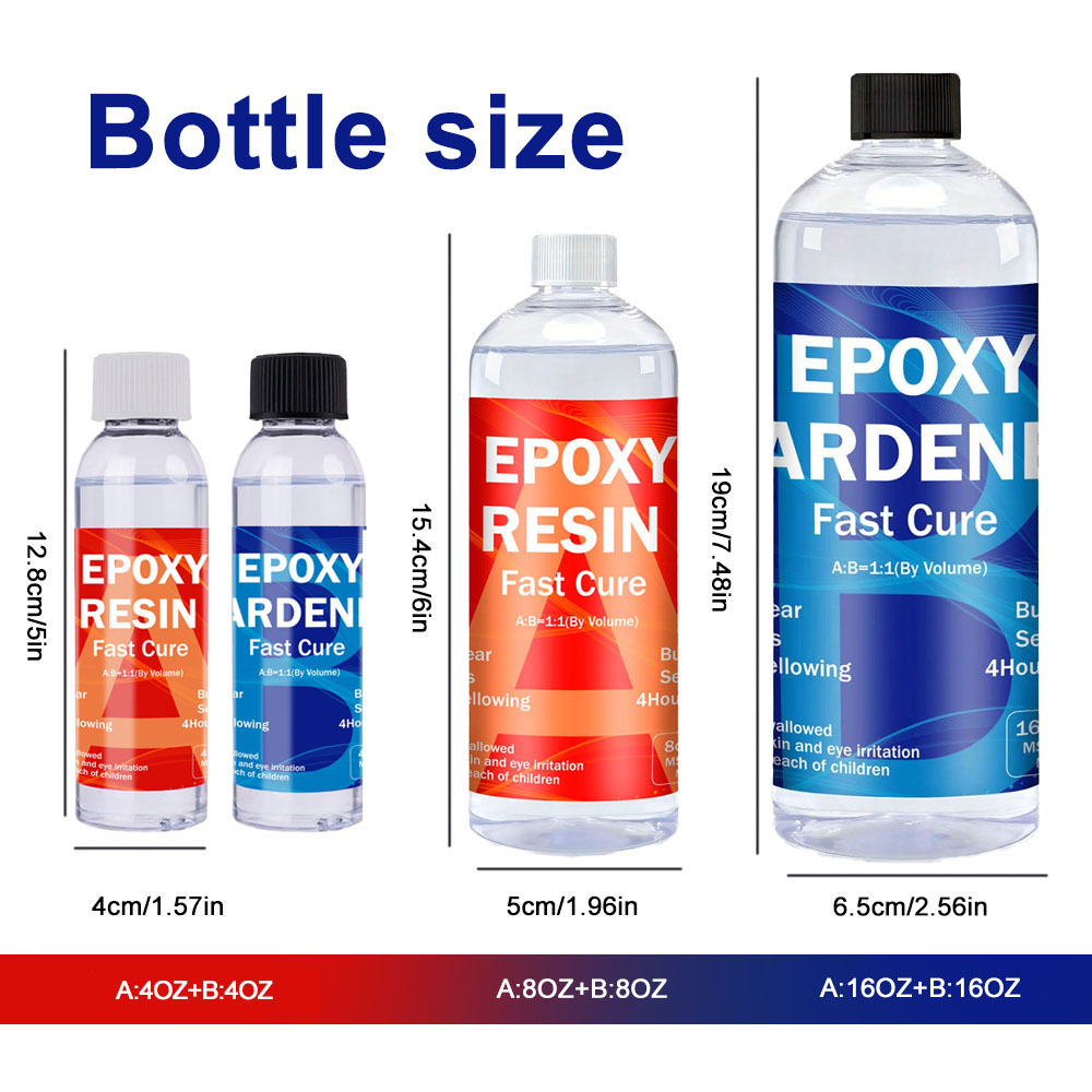 クリアエポキシ樹脂キット 8oz/16oz/32oz 気泡な - Resin Kit Cast のレビューと価格