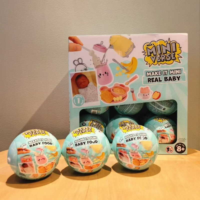 MGA ミニバース メイクイットミニ リアルベビーフード ブ - Model Kitchen Set Pvc のレビューと価格