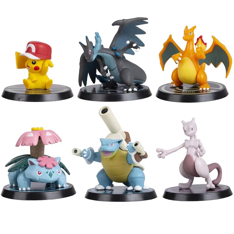 ポケモン 6 ピース/セットアニメフィギュアピカチュウ 6- - Model Kit Rayquaza のレビューと価格