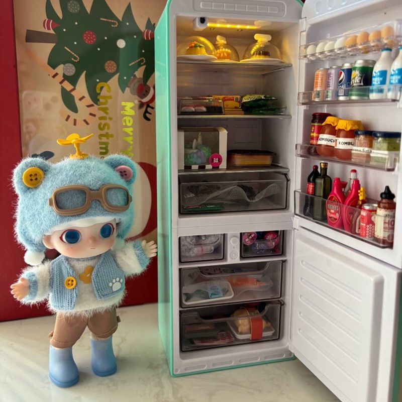 オリジナル フィル・ザ・フリッジ ミニ冷蔵庫セット ミニブラ - Model Kitchen Set Pvc のレビューと価格