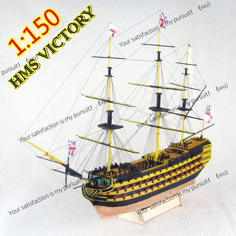 1 セット 1:150 帆船モデルキット船手作り組み立て装飾 - Model Kit Hms Victory のレビューと価格
