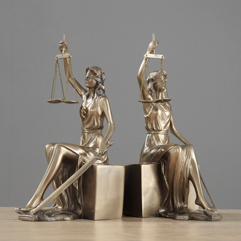 1 個樹脂女性正義像置物装飾ブックエンド家の装飾ローマの女神 - Model Kit Judge のレビューと価格