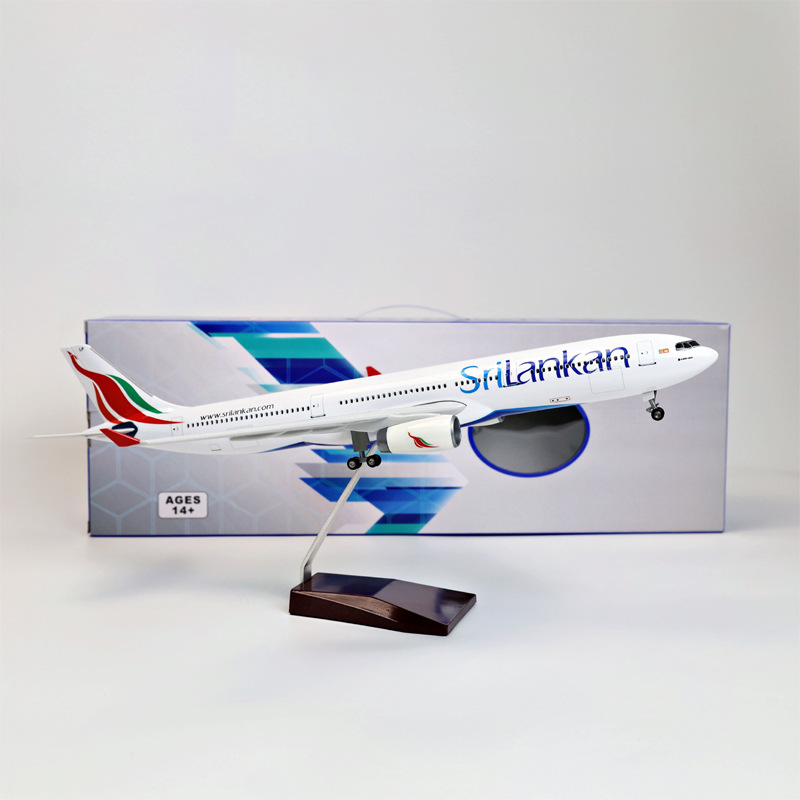 47cm スリランカ A330 ダイキャスト樹脂製飛行機モデ - Resin Kit Cast のレビューと価格