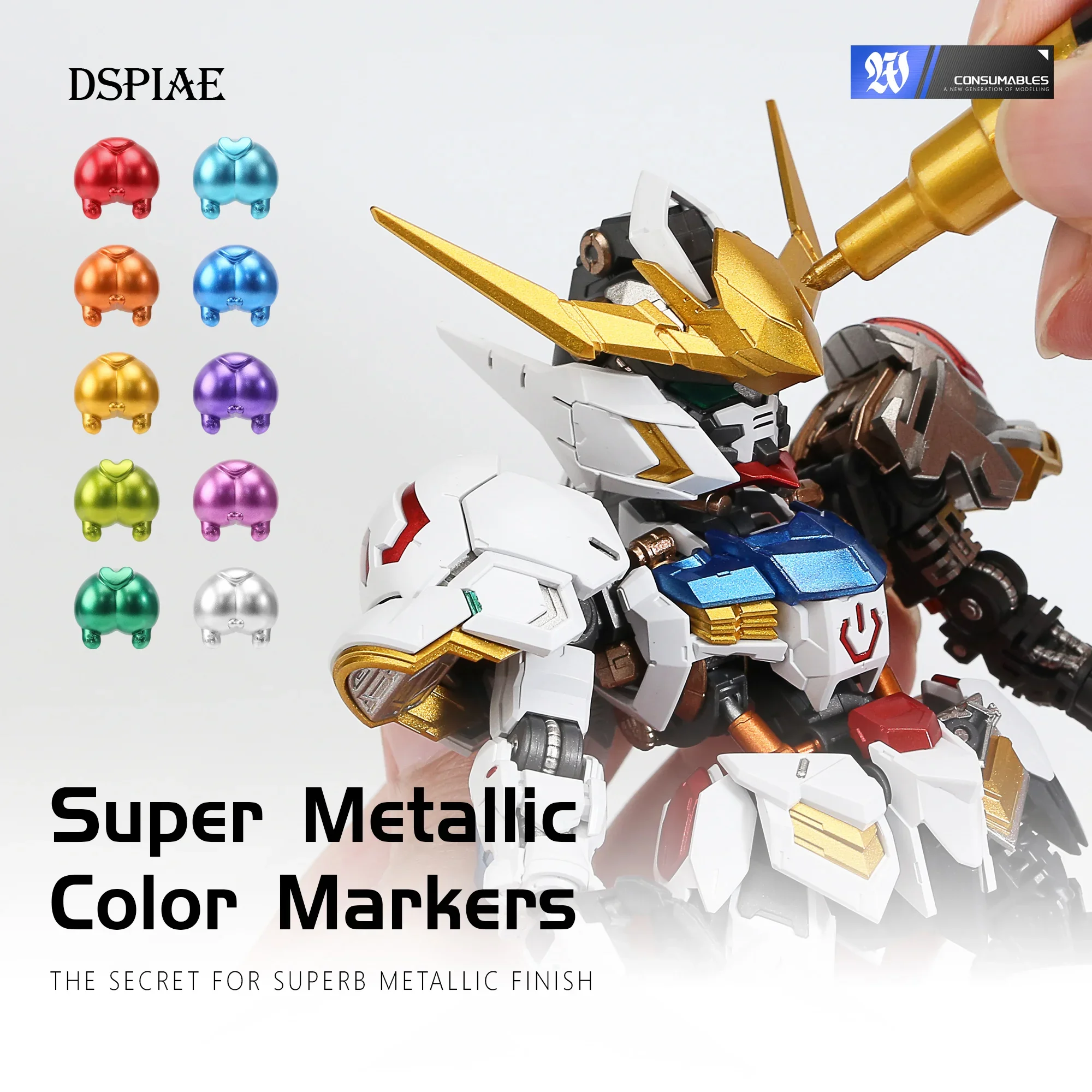 【2026年新作】DSPIAE MKA 12色メタリックマー - Model Kit Markers のレビューと価格
