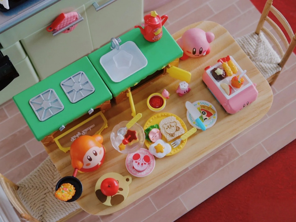 リーメント カービィ キッチン ミニチュア フード セット  - Model Kitchen Set Pvc のレビューと価格