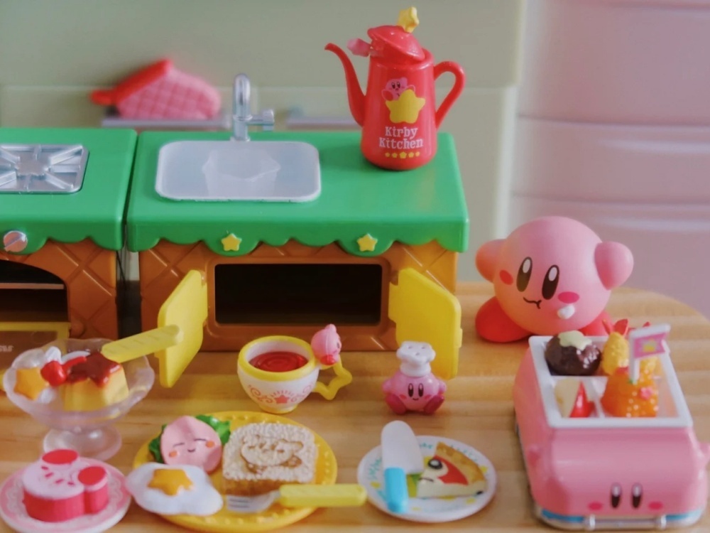 リーメント カービィ キッチン ミニチュア フード セット  - Model Kitchen Set Pvc のレビューと価格