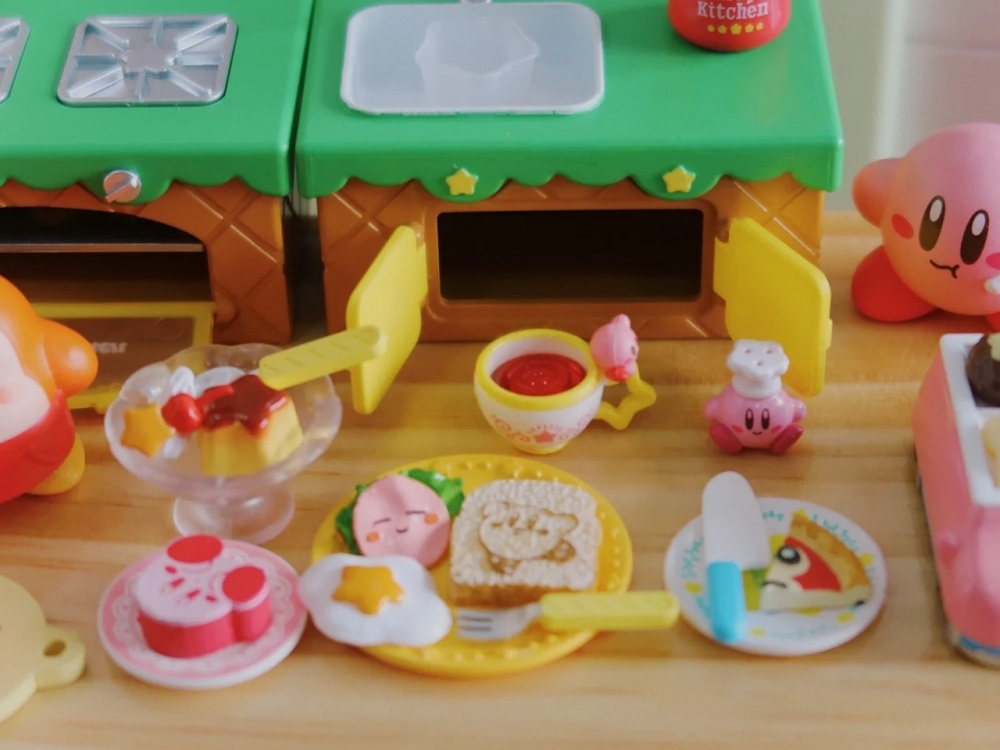 リーメント カービィ キッチン ミニチュア フード セット  - Model Kitchen Set Pvc のレビューと価格