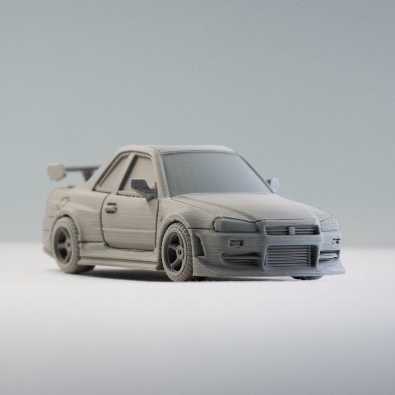 日産GTR R34車モデル組み立てキット 3Dプリント 日本 - Model Kit R34 のレビューと価格