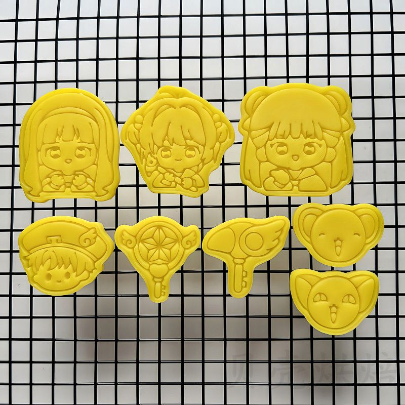 カードキャプターさくら 3Dクッキーカッター エンボス加工  - Model Kitchen Set Pvc のレビューと価格
