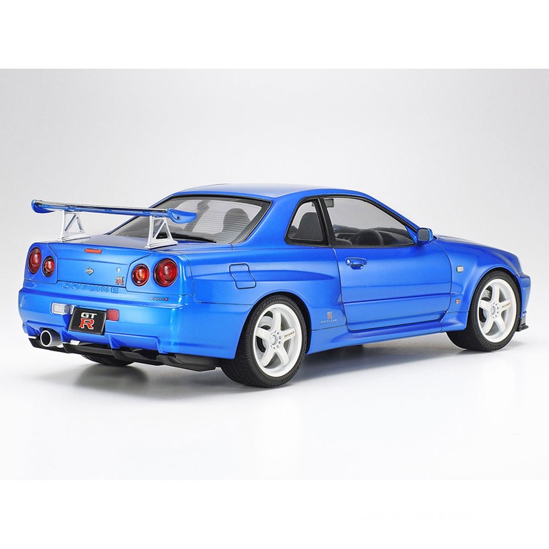 静的組み立て車モデル タミヤ-24258 1/24 GT-R - Model Kit R34 のレビューと価格