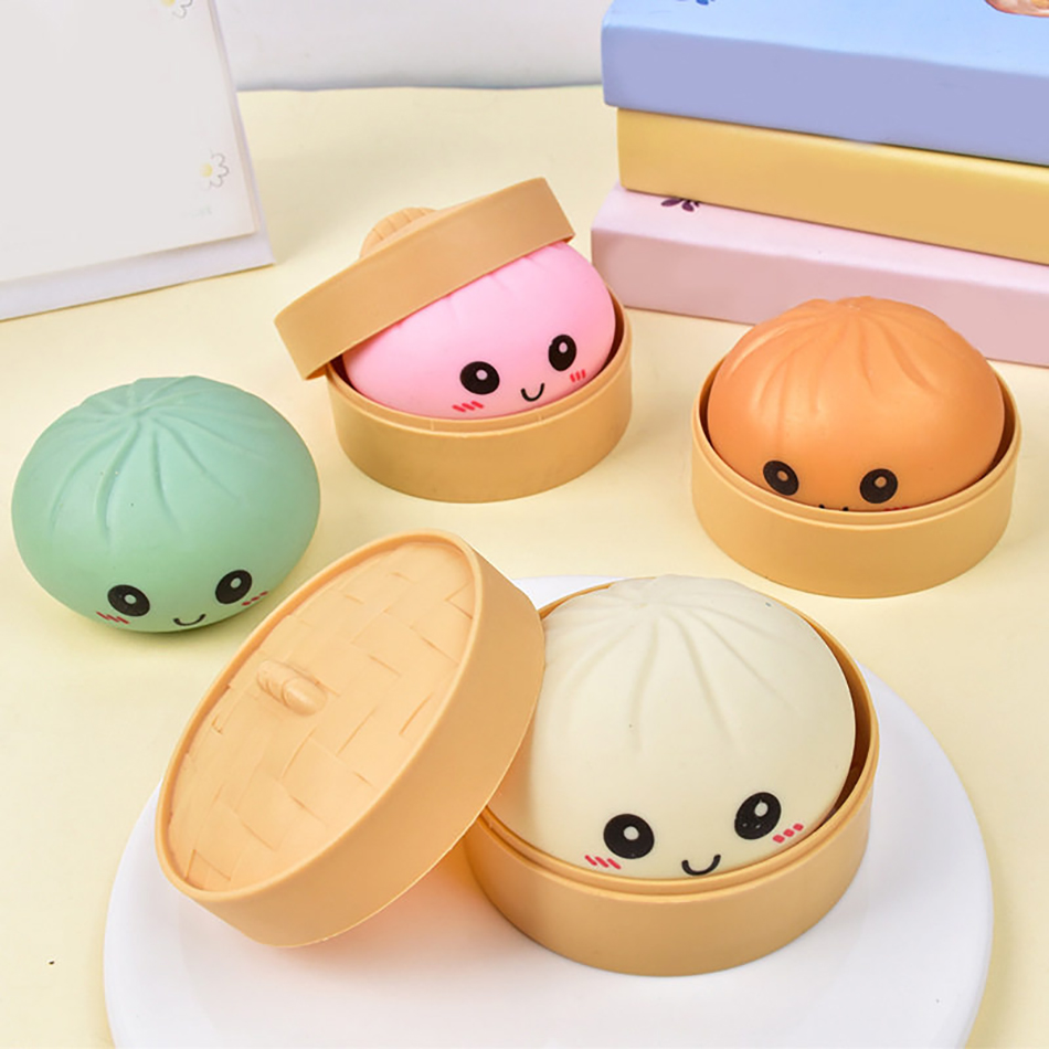 新しい餃子スクイーズブラインドボックスソフトリアルなカラフル - Model Kitchen Set Pvc のレビューと価格