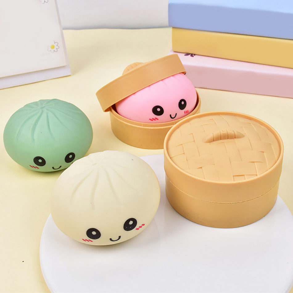 新しい餃子スクイーズブラインドボックスソフトリアルなカラフル - Model Kitchen Set Pvc のレビューと価格