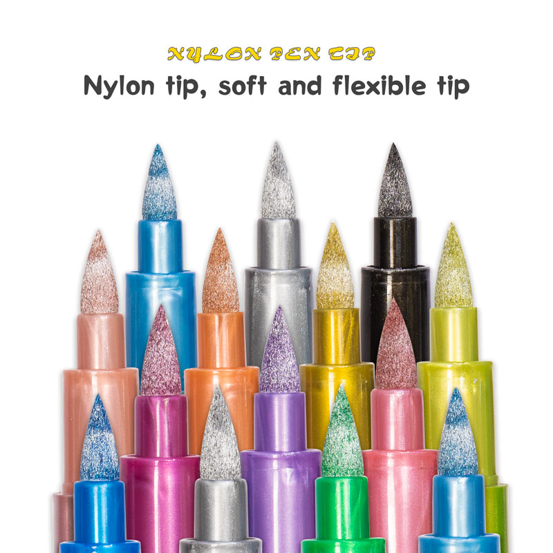 GN 12色メタリック防水永久マーカーペン DIYエポキシ樹 - Model Kit Markers のレビューと価格