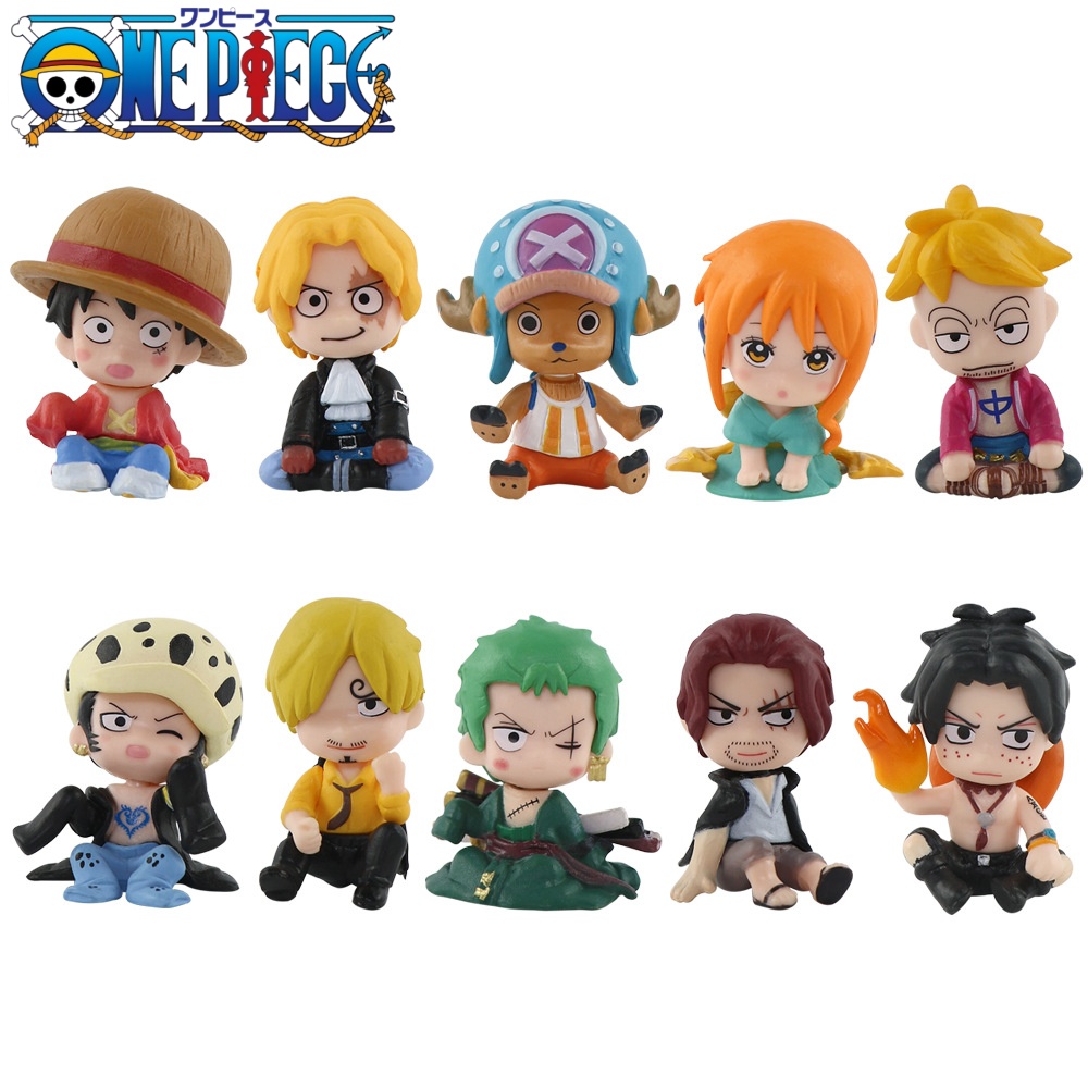 ワンピース フィギュア10体セット ルフィ ロウ サボ ゾロ - Model Kit Judge のレビューと価格