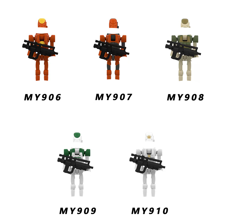 MY901-MY910 ビルディングブロック ウォーリアーモ - Model Kit Action Figure のレビューと価格