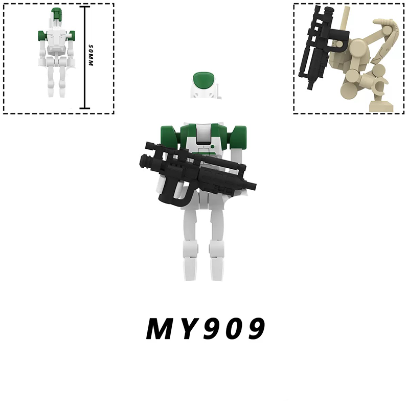 MY901-MY910 ビルディングブロック ウォーリアーモ - Model Kit Action Figure のレビューと価格