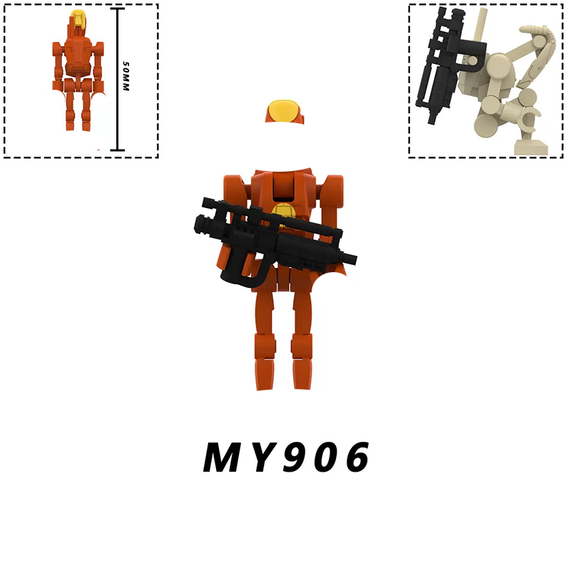 MY901-MY910 ビルディングブロック ウォーリアーモ - Model Kit Action Figure のレビューと価格